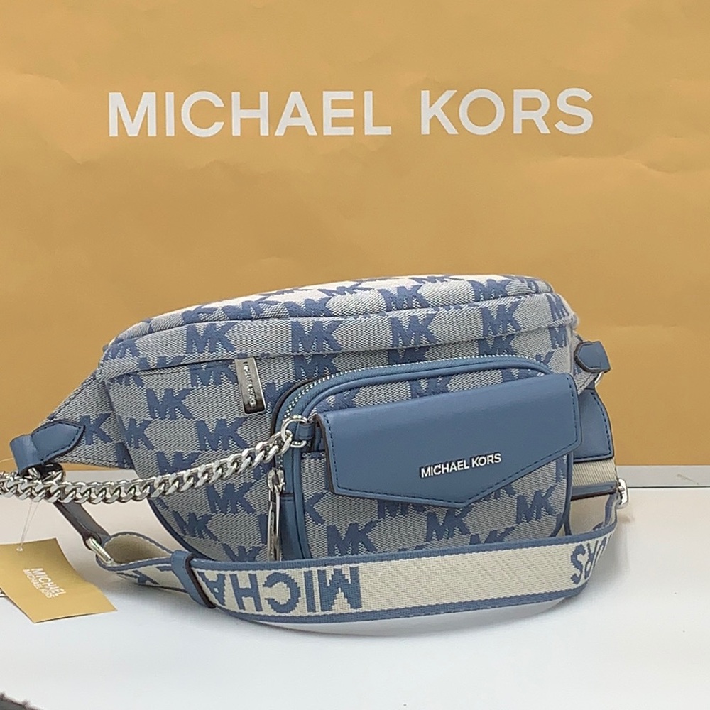 Michael Kors Maisie 2 in 1 Waist Fanny Pack Crossbody Waist pack Sling Bag
